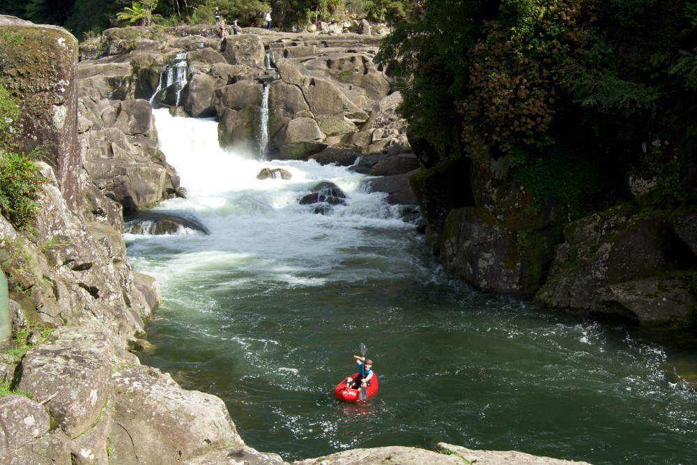 Packraftování pod McLaren Falls